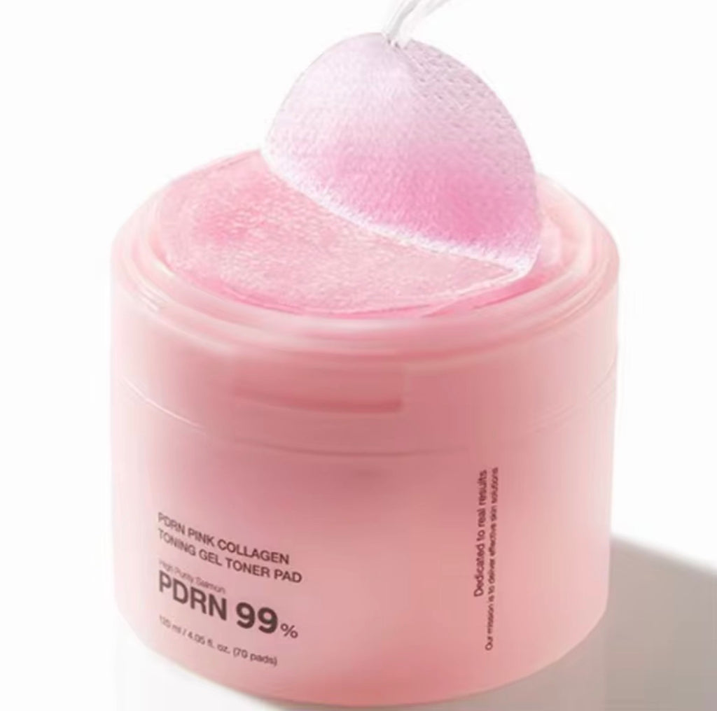 70-Ct Collagen & PDRN Toner Pads – Smooth, Plump & Glowing Skin in One Step