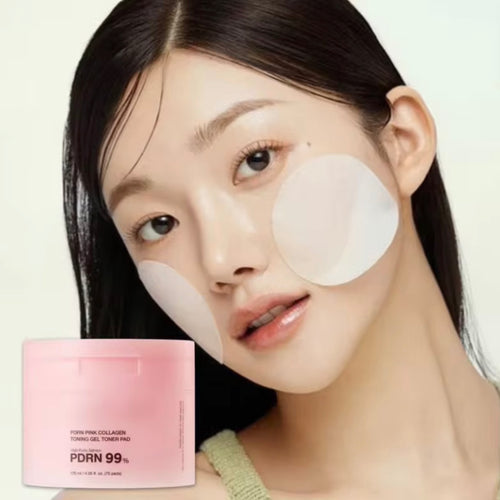 70-Ct Collagen & PDRN Toner Pads – Smooth, Plump & Glowing Skin in One Step