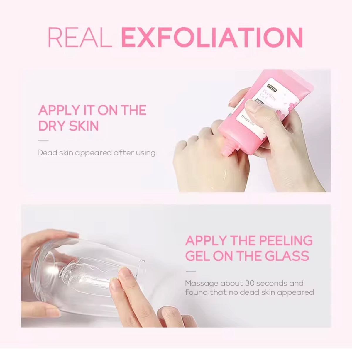 Sakura Cherry Blossom Exfoliating Gel – Unclogs Pores & Brightens Skin Tone