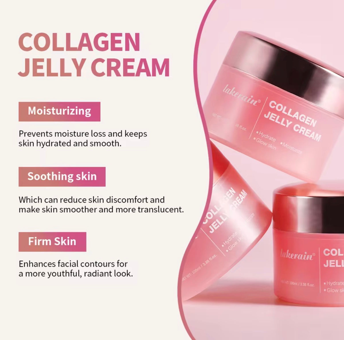 Collagen Jelly Cream – Plumping, Firming & All-Day Hydration