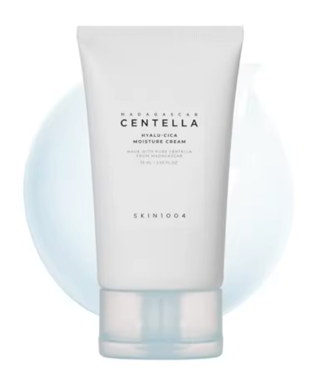 SKIN1004 Hyalu-Cica Moisture Cream Face Moisturizer Hyalu Cica Intense Hydration for Dry Dehydrated Skin Korean Skin Care