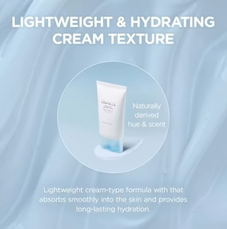 SKIN1004 Hyalu-Cica Moisture Cream Face Moisturizer Hyalu Cica Intense Hydration for Dry Dehydrated Skin Korean Skin Care